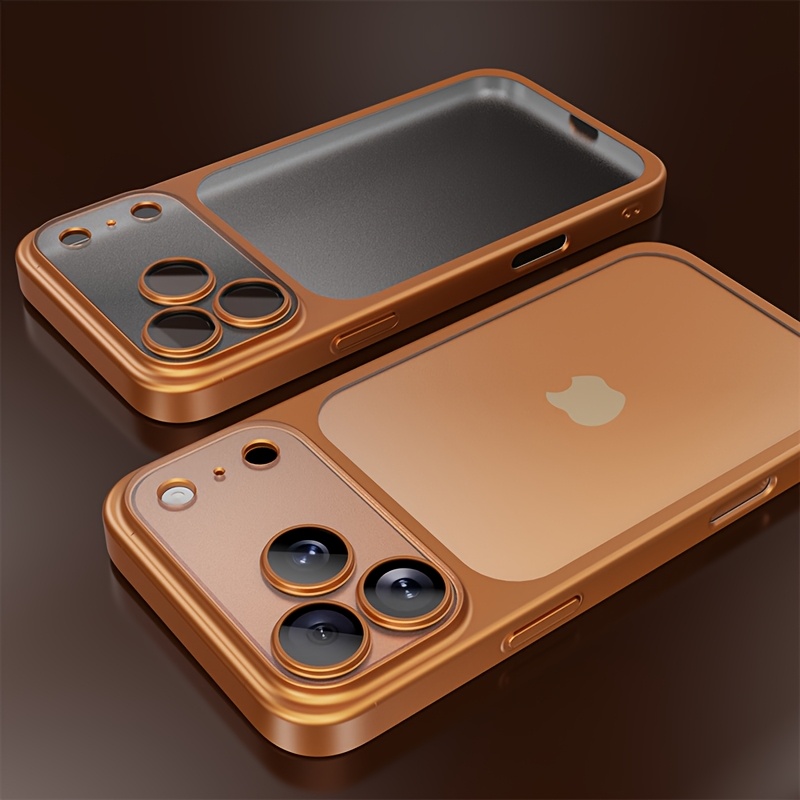 Phone Case - Luxury Transparent Matte Phone Case Compatible with Iphone 18 17 Pro Max Air 16 15 14 13 12 11 Pro Max Plus Smooth Feel Clear with Lens Protector 18 Pro Max Cases Soft Bumper Shockproof Men Women Cover