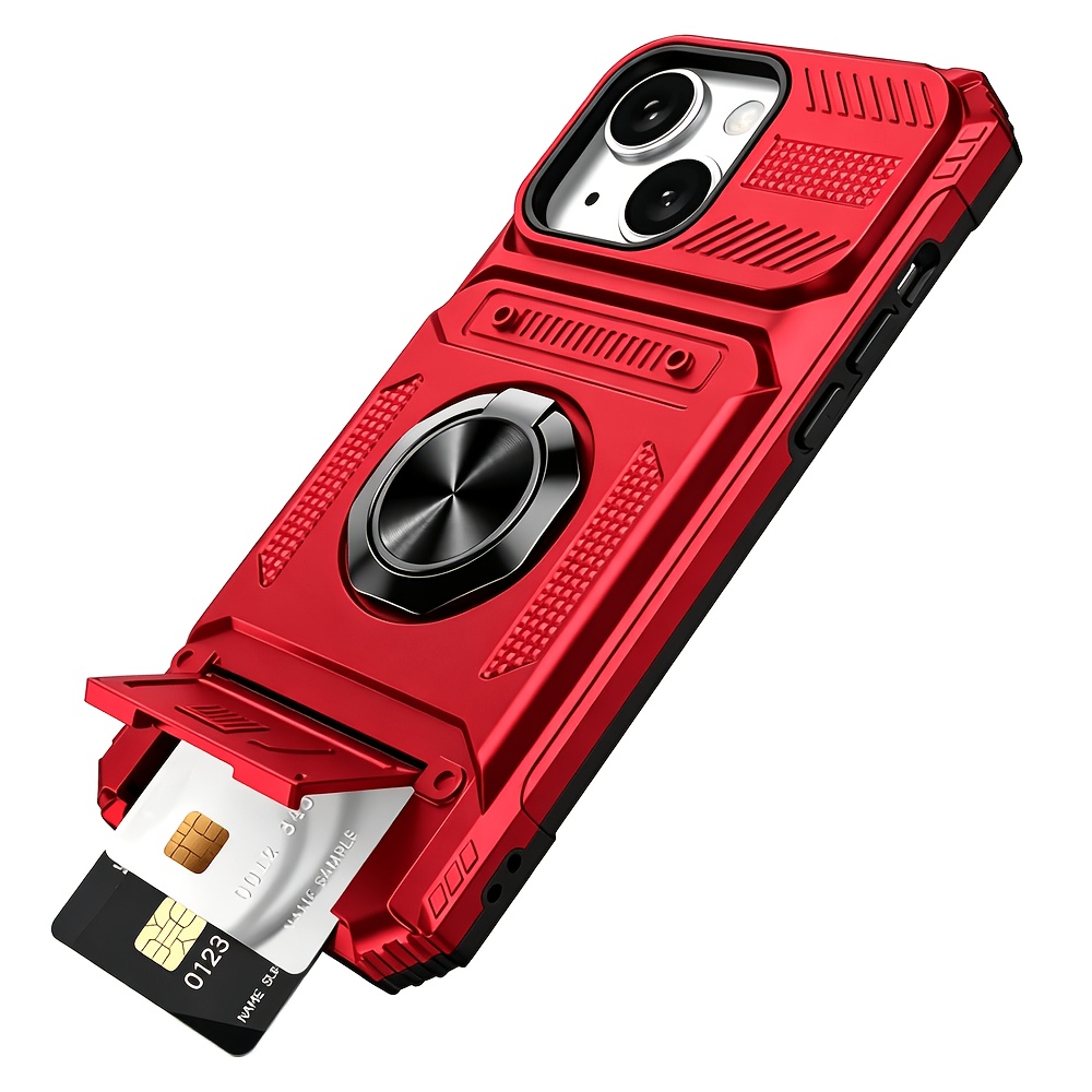 Phone Case: Heavy Antifall Hard Case with Stand and Card Slot for iPhone 18 Pro Max 17 Pro Max 16 Pro Max - Image 26