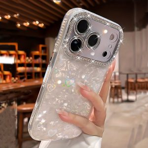 Phone Case: Sparkling High-End Diamond-Adorned Phone Case, Suitable for iPhone 17 Pro Max/17 Pro/17 Air/17/16 Pro Max/16/16 Pro/16 Plus/15/15 Pro Max/15 Pro/15 Plus/11/12/13/14 Pro Max/11 Pro/11 Pro Max/12 Pro/12 Pro Max/13 Pro/13 Pro Max/7 Plus/14