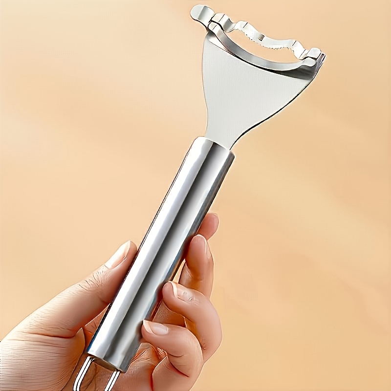 A Stainless Steel Corn Peeler, a Kitchen Gadget for Removing Corn Husks, And a Corn Kernel Separator