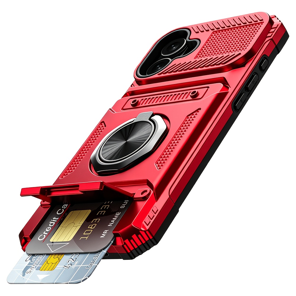 Phone Case: Heavy Antifall Hard Case with Stand and Card Slot for iPhone 18 Pro Max 17 Pro Max 16 Pro Max - Image 13