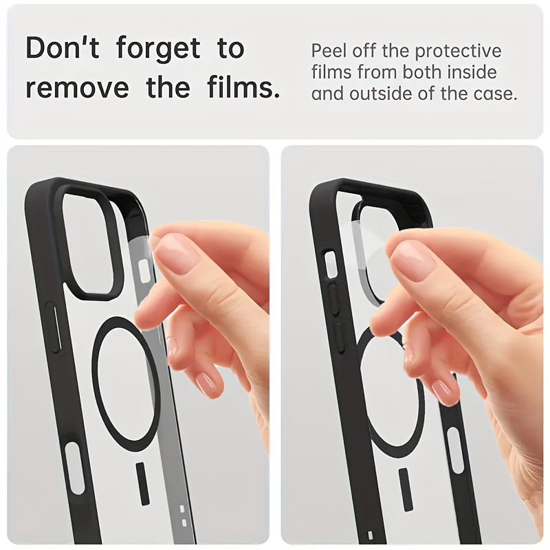 Phone Case - Shockproof Case for Iphone 18 17 Pro Max, for Iphone 18 17 Pro And for Iphone 17 16 15 14 13 12 11 Pro Max, 17Air 14 15 16Plus 12 13Mini Xsmax XR X XS 7 8Plus Ultra-Thin Transparent Wireless Charging Phone Protection Case