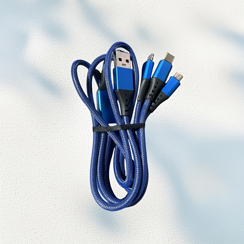 1pc Data Cable Three In One MAX 66w Super Fast Charging Three In One Heads Charger Multifunctional Suitable for iPhone/Android/type-c - Image 7