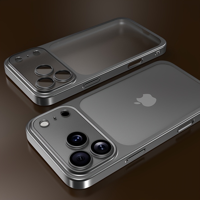 Phone Case - Luxury Transparent Matte Phone Case Compatible with Iphone 18 17 Pro Max Air 16 15 14 13 12 11 Pro Max Plus Smooth Feel Clear with Lens Protector 18 Pro Max Cases Soft Bumper Shockproof Men Women Cover - Image 8