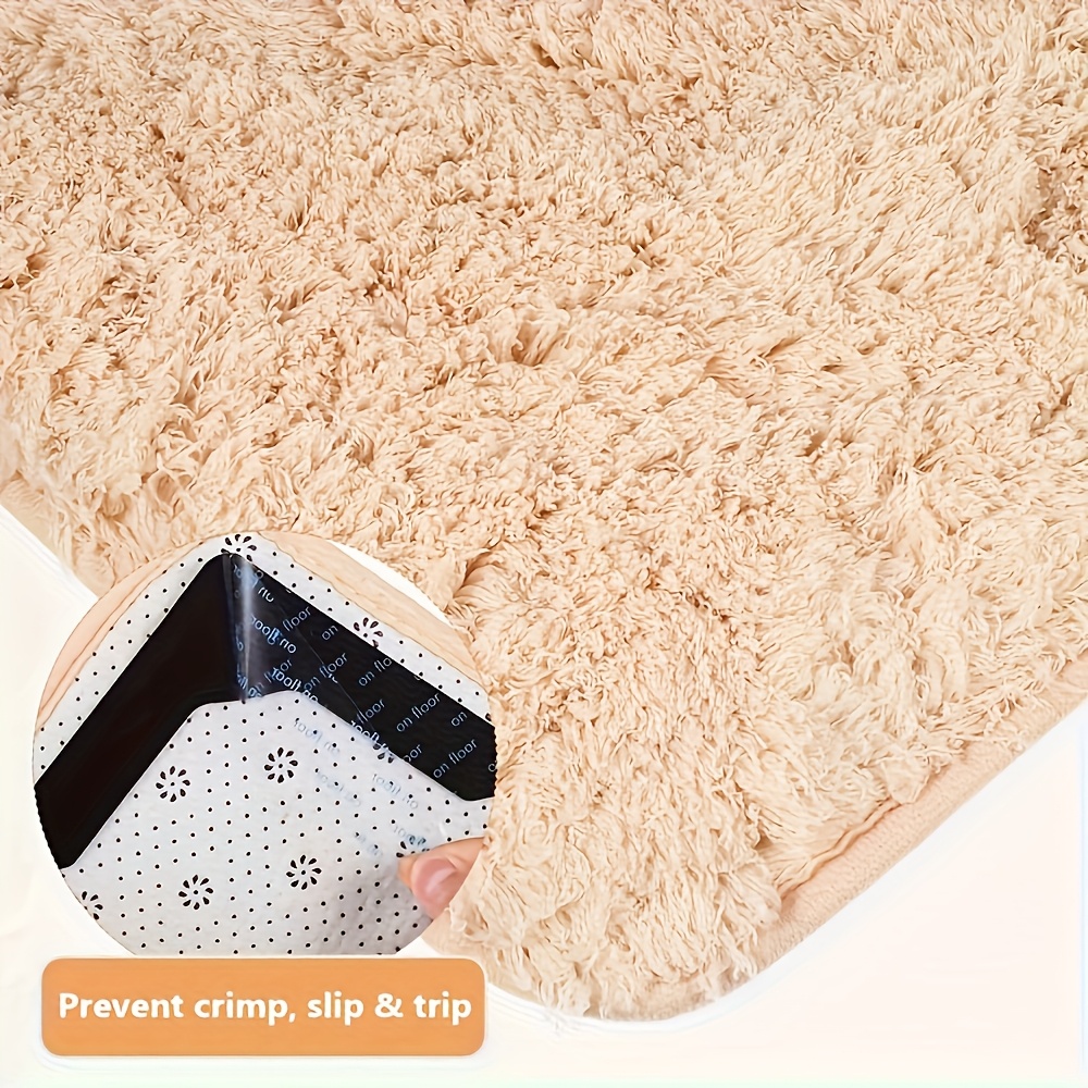 12/24pcs of Reusable, Non-Marking Carpet Anti-Slip Stickers, Suitable for Carpets, Bed Sheets, Mattresses, Sofa Cushions, And Other Items That Need to Be Secured to Prevent Slipping. This Washable Adhesive Tape Is Ideal for Area Rugs