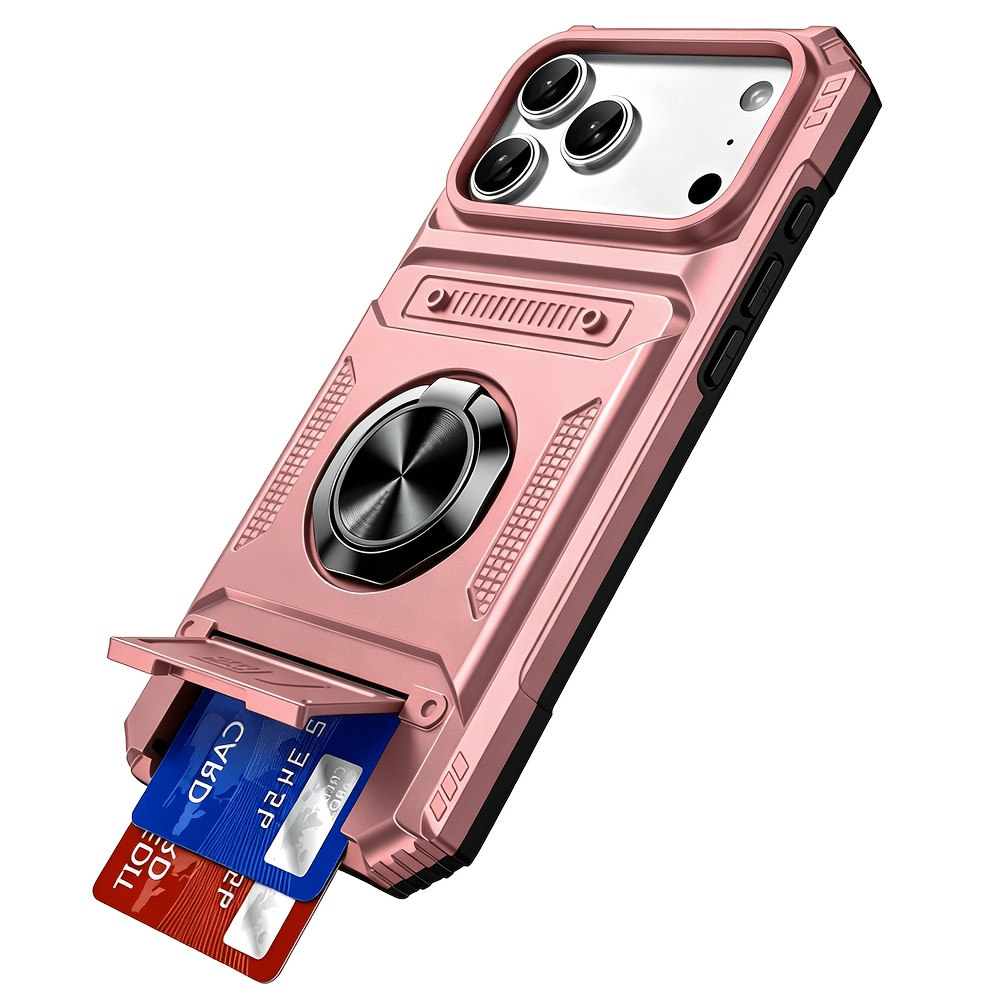 Phone Case: Heavy Antifall Hard Case with Stand and Card Slot for iPhone 18 Pro Max 17 Pro Max 16 Pro Max - Image 9