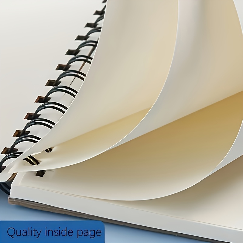 Premium Art Sketchbook Set of 3 - Acid-Free 100Gsm Watercolor Paper, Top Spiral Binding - 30 Sheets Per Book, Suitable for Painting, Calligraphy - Professional Grade, Suitable for Students, Artists And Creative People