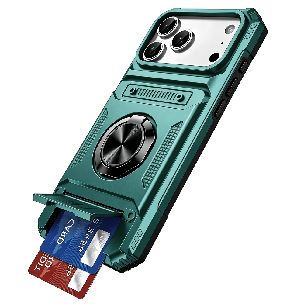 Phone Case: Heavy Antifall Hard Case with Stand and Card Slot for iPhone 18 Pro Max 17 Pro Max 16 Pro Max - Image 17