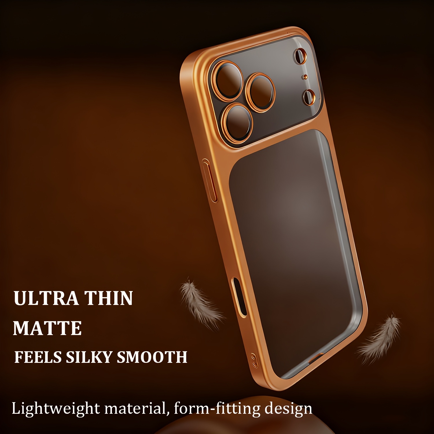 Phone Case - Luxury Transparent Matte Phone Case Compatible with Iphone 18 17 Pro Max Air 16 15 14 13 12 11 Pro Max Plus Smooth Feel Clear with Lens Protector 18 Pro Max Cases Soft Bumper Shockproof Men Women Cover