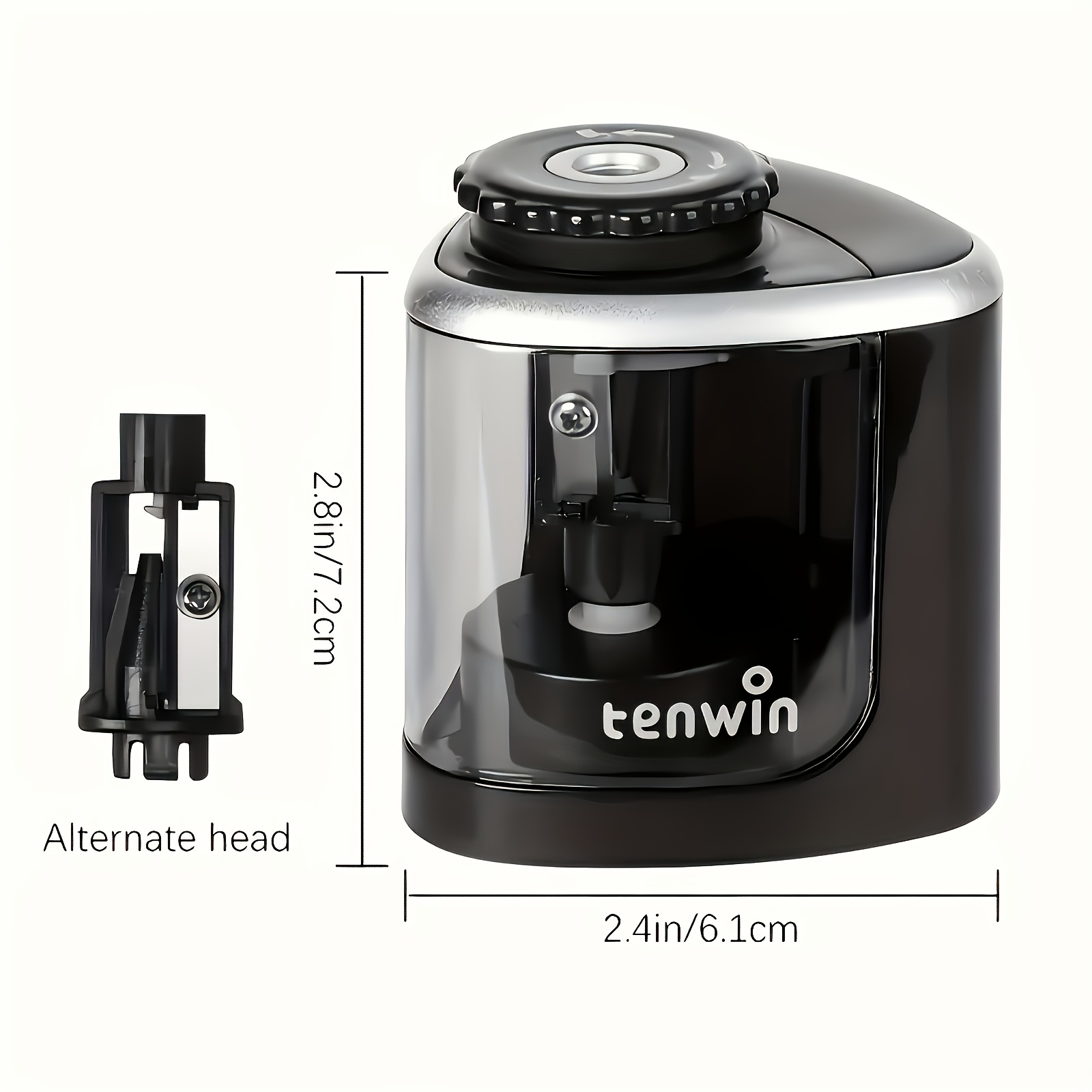 Electric Pencil Sharpener — Quickly Sharpens Pencils in Seconds, Automatically Stops to Prevent Lead Breakage, Battery-powered, Portable Perfect Desk Stationery Tool. Electric Pencil Sharpener/back-to-school Electric Sharpener - Suitable for Travel - Image 6