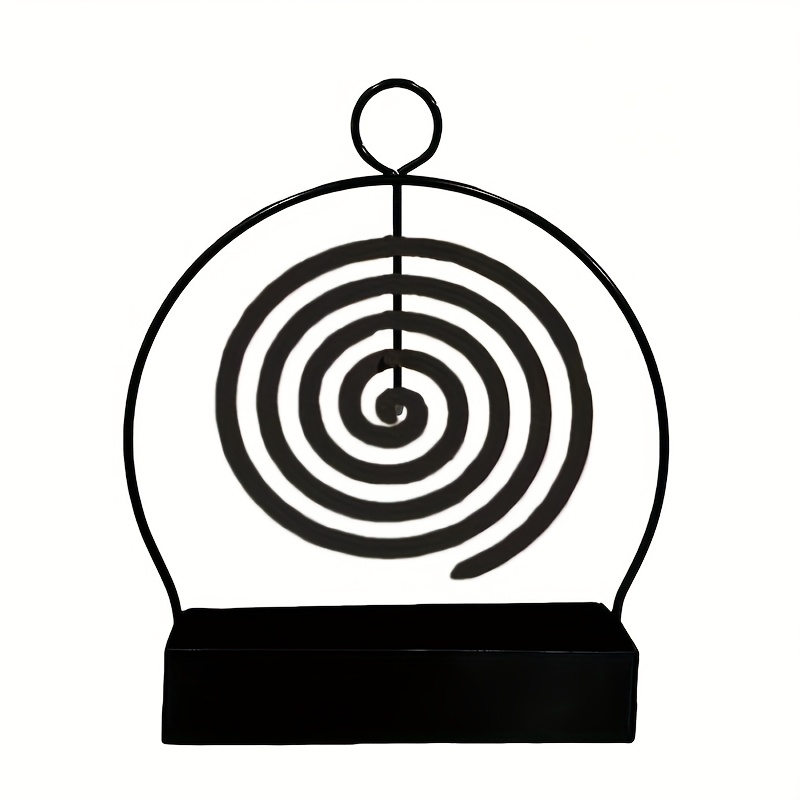 1 Mosquito Coil Holder - Sandalwood Holder Metal Material - Ideal for Decorating Living Room/Bedroom and Outdoor Camping - Suitable for Hanging Mosquito Coils or Sandalwood - Image 5