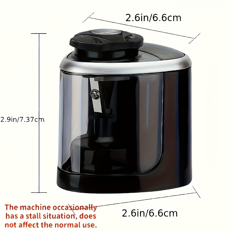 Electric Pencil Sharpener — Quickly Sharpens Pencils in Seconds, Automatically Stops to Prevent Lead Breakage, Battery-powered, Portable Perfect Desk Stationery Tool. Electric Pencil Sharpener/back-to-school Electric Sharpener - Suitable for Travel