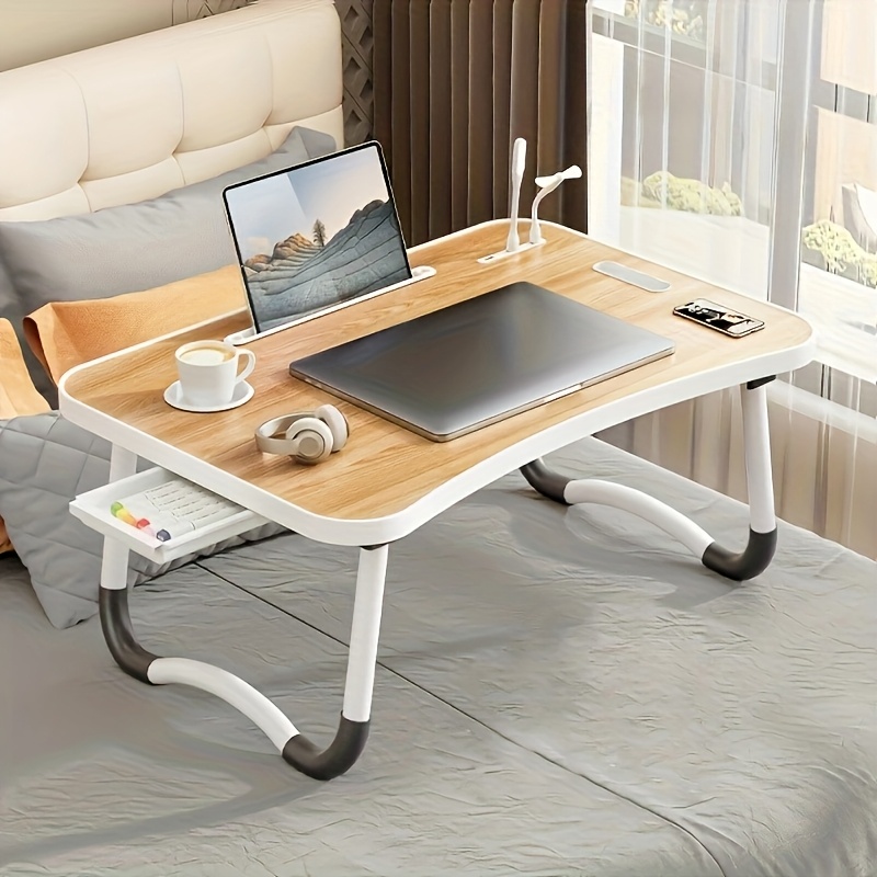 Extra Large Portable Laptop Folding Desk - Study Table, Sturdy and Durable, Ideal for Reading, Writing, and Eating on Beds, Sofas, and Floors. Multi-functional Tray Stand, Bed Table, Laptop Desk, No Assembly Required, Perfect Holiday Gift - Image 8