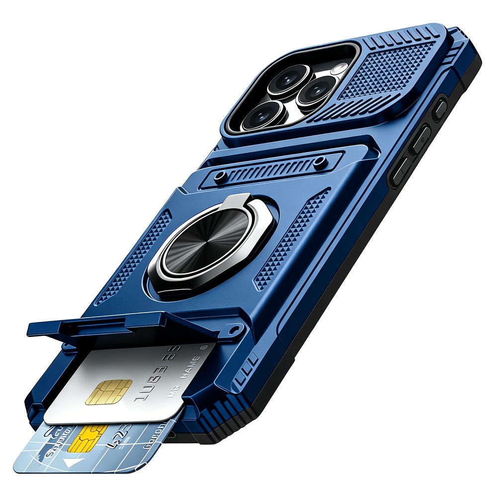 Phone Case: Heavy Antifall Hard Case with Stand and Card Slot for iPhone 18 Pro Max 17 Pro Max 16 Pro Max - Image 19