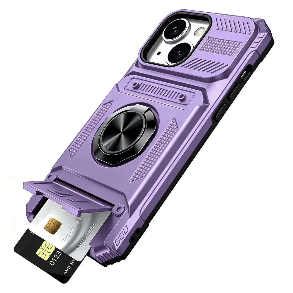 Phone Case: Heavy Antifall Hard Case with Stand and Card Slot for iPhone 18 Pro Max 17 Pro Max 16 Pro Max - Image 28