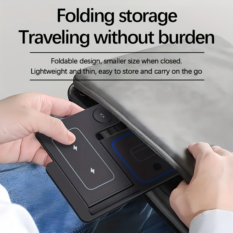3-In-1 Fast Wireless Charging Station, 15W Foldable Charger Stand, for Iphone 15/14/13/12/11/Pro/Max/Mini/Plus/X/Xr/Xs/Max/Se/8/Plus, Iwatch 1-9, Airpods 3/2/Pro - USB Connector, Lightweight Design, USB Power, Efficient Charging, Compact Design