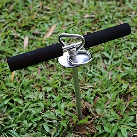 [Heavy Duty Dog Stake] Heavy Duty Quality Dog Stake - Dog Tie Out Stake, Dog Stake Allows Dogs Up To 200 Lbs, Dog Stakes For Outside Beach, Camping, Yard, 360° Swivel Dog Anchor | Use For Any Dog Tie Out Cable