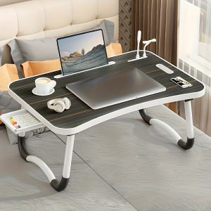 Extra Large Portable Laptop Folding Desk - Study Table, Sturdy and Durable, Ideal for Reading, Writing, and Eating on Beds, Sofas, and Floors. Multi-functional Tray Stand, Bed Table, Laptop Desk, No Assembly Required, Perfect Holiday Gift