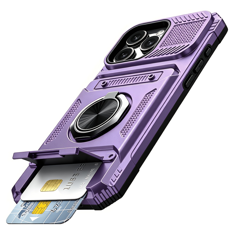 Phone Case: Heavy Antifall Hard Case with Stand and Card Slot for iPhone 18 Pro Max 17 Pro Max 16 Pro Max - Image 22