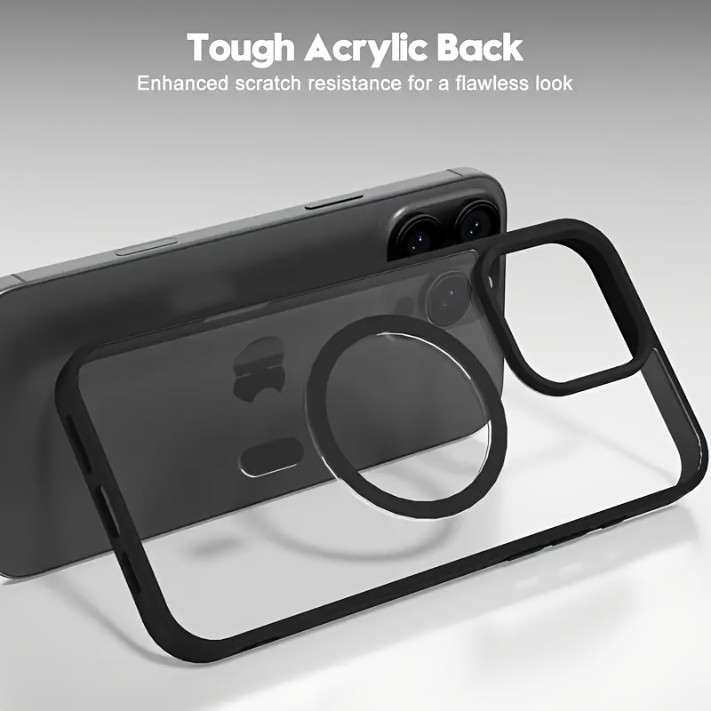 Phone Case - Shockproof Case for Iphone 18 17 Pro Max, for Iphone 18 17 Pro And for Iphone 17 16 15 14 13 12 11 Pro Max, 17Air 14 15 16Plus 12 13Mini Xsmax XR X XS 7 8Plus Ultra-Thin Transparent Wireless Charging Phone Protection Case