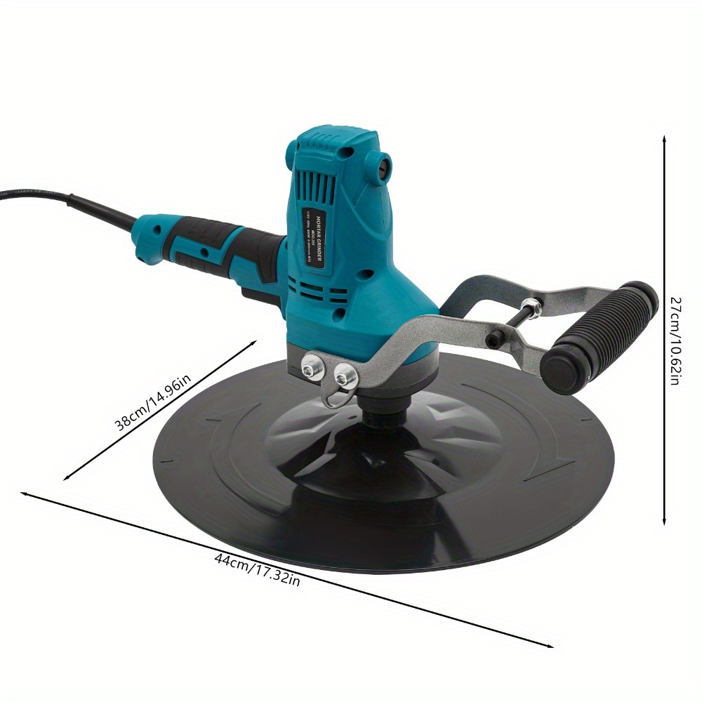 Plaster Wall Smoothing Polisher Handheld Concrete Epoxy Electric Cement Mortar Trowel 850W Plaster Wall Smoothing Polisher Concrete Vibrator Gypsum Mortar Cement Putty Trowel US Stock - Image 7