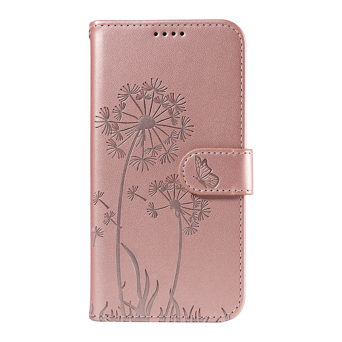 Magnetic Wallet Case Phone Case with Garden Floral Design, Compatible with iPhone 17/16/15/14/13/12/11/7/8 Full Series, Pro Max/Plus/Pro/Mini and XS Max/XR/X/XS, with Adjustable Strap and Card Slot, Unisex