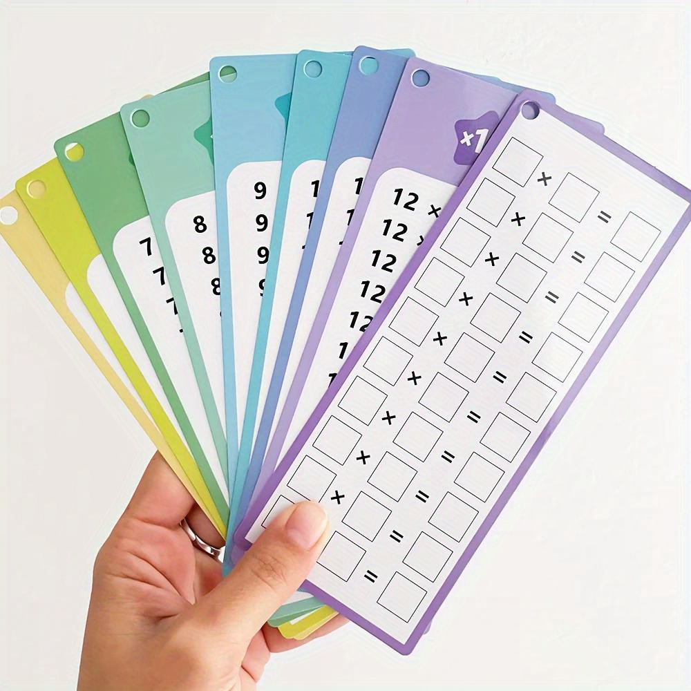 Flashcards for Multiplication from 0 to 12, a Self-Assessment Tool for Math Learning, Resources for Teaching And Mathematical Training. - Image 9