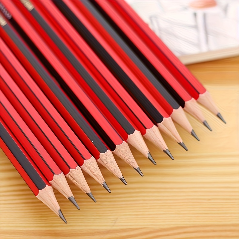 50-Count High-Quality HB Pencils with Eraser - Smooth Writing, Drawing & Shading for Classroom, Office and Studio - Premium Wood-Cased | Hexagonal Grip, Break-Resistant Lead, Latex-Free Eraser for Note-Taking, Exams, Journaling and Artistic Projects