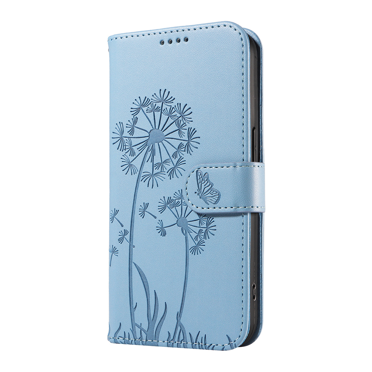 Magnetic Wallet Case Phone Case with Garden Floral Design, Compatible with iPhone 17/16/15/14/13/12/11/7/8 Full Series, Pro Max/Plus/Pro/Mini and XS Max/XR/X/XS, with Adjustable Strap and Card Slot, Unisex - Image 8