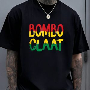 Men's & Unisex Bombo Claat Jamaican Reggae T-Shirt - Full-Body Rasta Print Short Sleeve Crew Neck Shirt with Bombo Claat Design, Suitable for Casual Wear, Festivals, Dance Events, Machine Washable Rasta Colors, PLUS SIZE