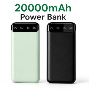 20000Mah Portable Power Bank with LED Power Display, Fast Charging, Type-C/Usb Interface, Suitable for Phone/Android Phone Charging, Outdoor Portable Emergency Power Backup Battery Pack, Safe And Stable Lithium Battery, Gift for Friends