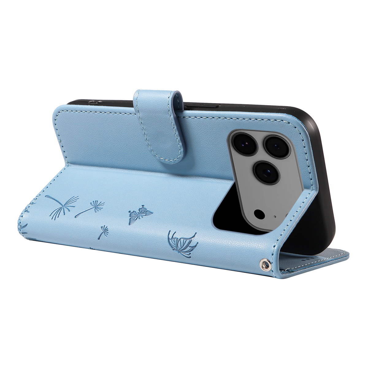 Magnetic Wallet Case Phone Case with Garden Floral Design, Compatible with iPhone 17/16/15/14/13/12/11/7/8 Full Series, Pro Max/Plus/Pro/Mini and XS Max/XR/X/XS, with Adjustable Strap and Card Slot, Unisex - Image 14