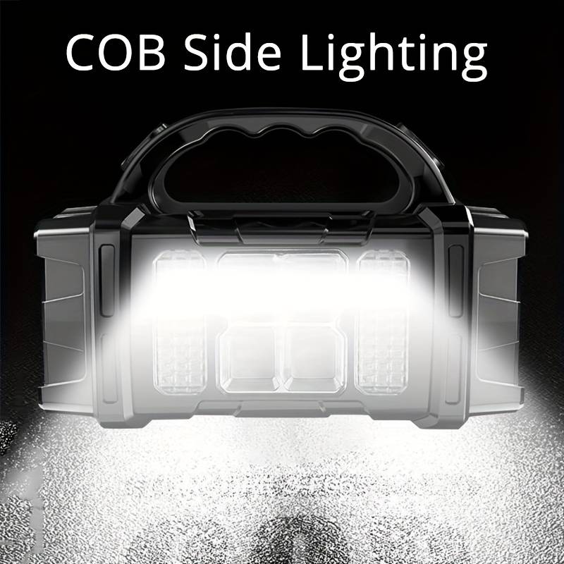 B B BRIGHT Multifunctional Solar Portable Lamp, LED with COB Emergency Light, USB Charging, Protection, Front And Rear Dual Light Source Illumination, Can Charge Mobile Phones, White And Yellow Light Flashlight, Suitable for Camping, Hiking, Repair - Image 6