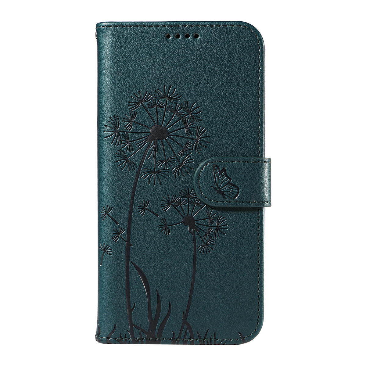 Magnetic Wallet Case Phone Case with Garden Floral Design, Compatible with iPhone 17/16/15/14/13/12/11/7/8 Full Series, Pro Max/Plus/Pro/Mini and XS Max/XR/X/XS, with Adjustable Strap and Card Slot, Unisex