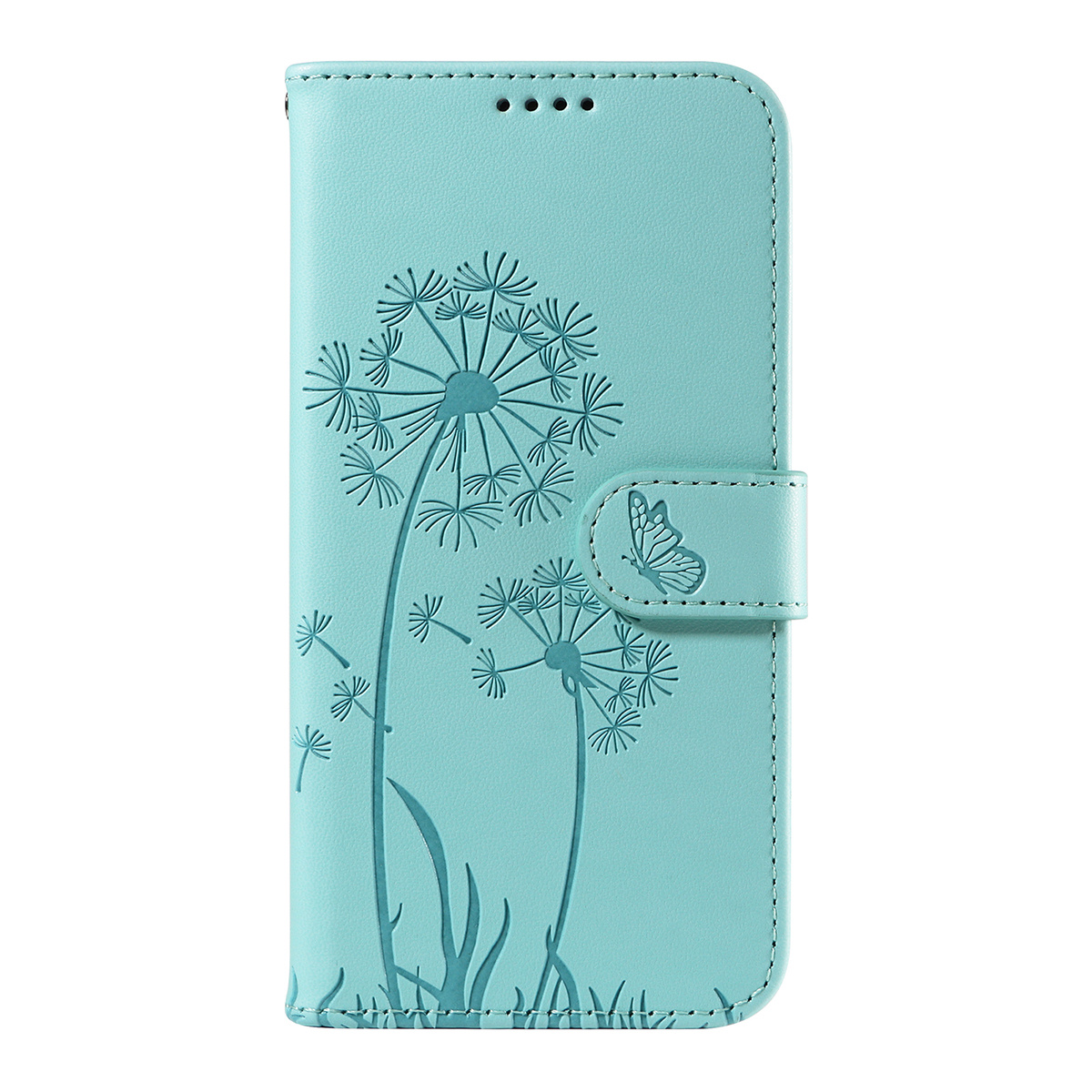 Magnetic Wallet Case Phone Case with Garden Floral Design, Compatible with iPhone 17/16/15/14/13/12/11/7/8 Full Series, Pro Max/Plus/Pro/Mini and XS Max/XR/X/XS, with Adjustable Strap and Card Slot, Unisex