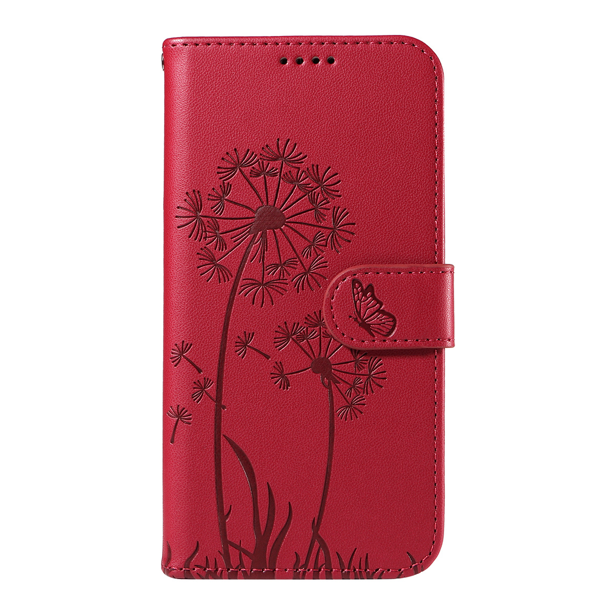 Magnetic Wallet Case Phone Case with Garden Floral Design, Compatible with iPhone 17/16/15/14/13/12/11/7/8 Full Series, Pro Max/Plus/Pro/Mini and XS Max/XR/X/XS, with Adjustable Strap and Card Slot, Unisex