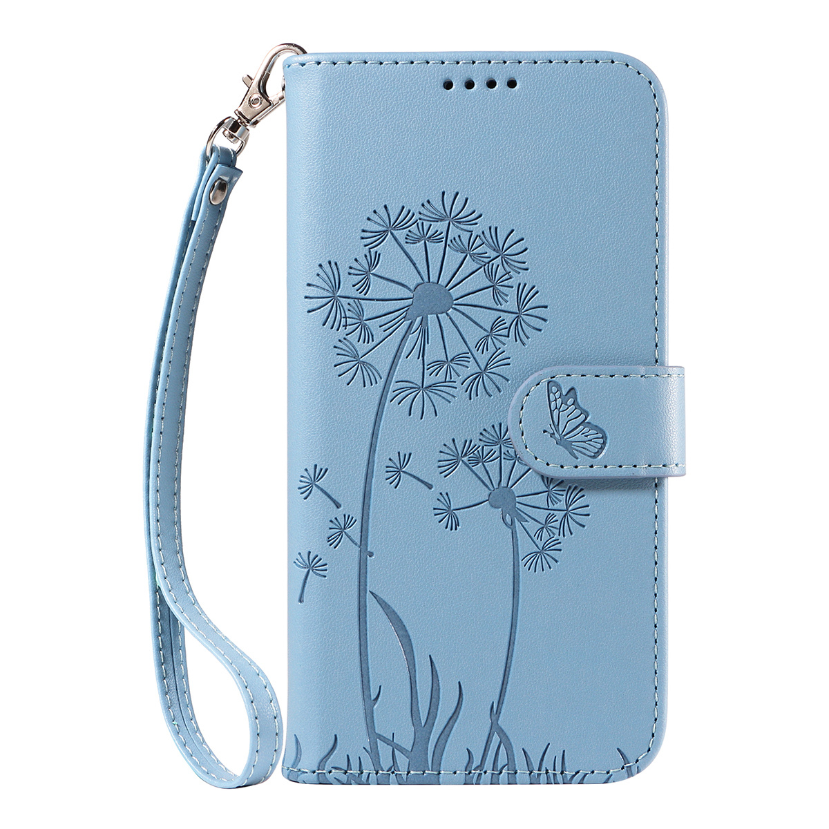 Magnetic Wallet Case Phone Case with Garden Floral Design, Compatible with iPhone 17/16/15/14/13/12/11/7/8 Full Series, Pro Max/Plus/Pro/Mini and XS Max/XR/X/XS, with Adjustable Strap and Card Slot, Unisex - Image 16