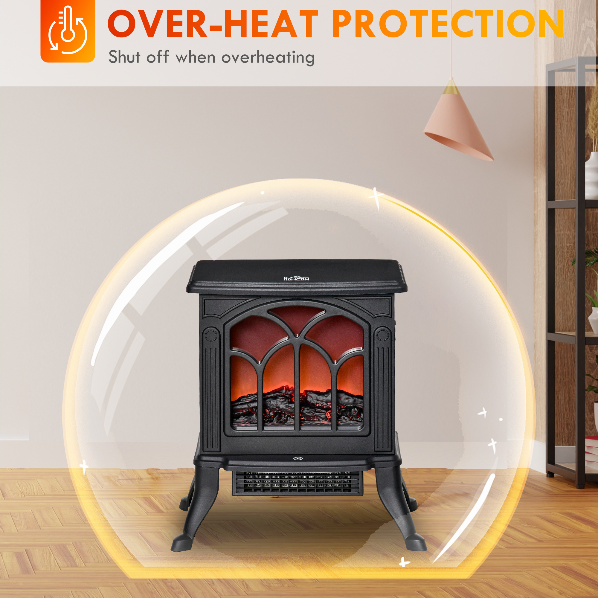 Electric Fireplace Stove, 17