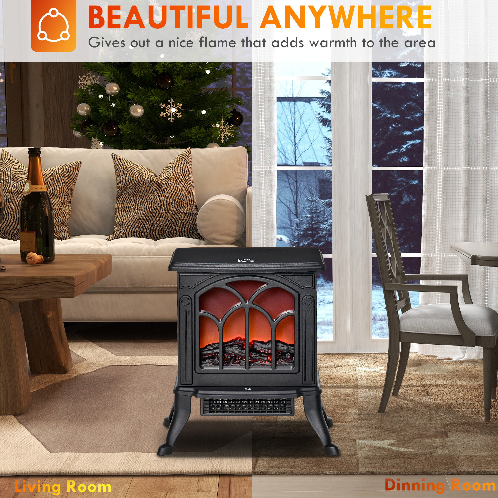 Electric Fireplace Stove, 17
