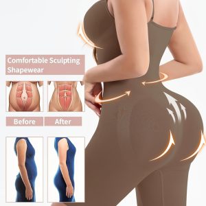 1pc Women'S Seamless Shaping Bodysuit, Adjustable Buckle Crotch, Tummy Control Hot Pants All Colors, Lifting Waist Cincher, Tummy Control Bodysuit for Indoor Activities And Yoga Training