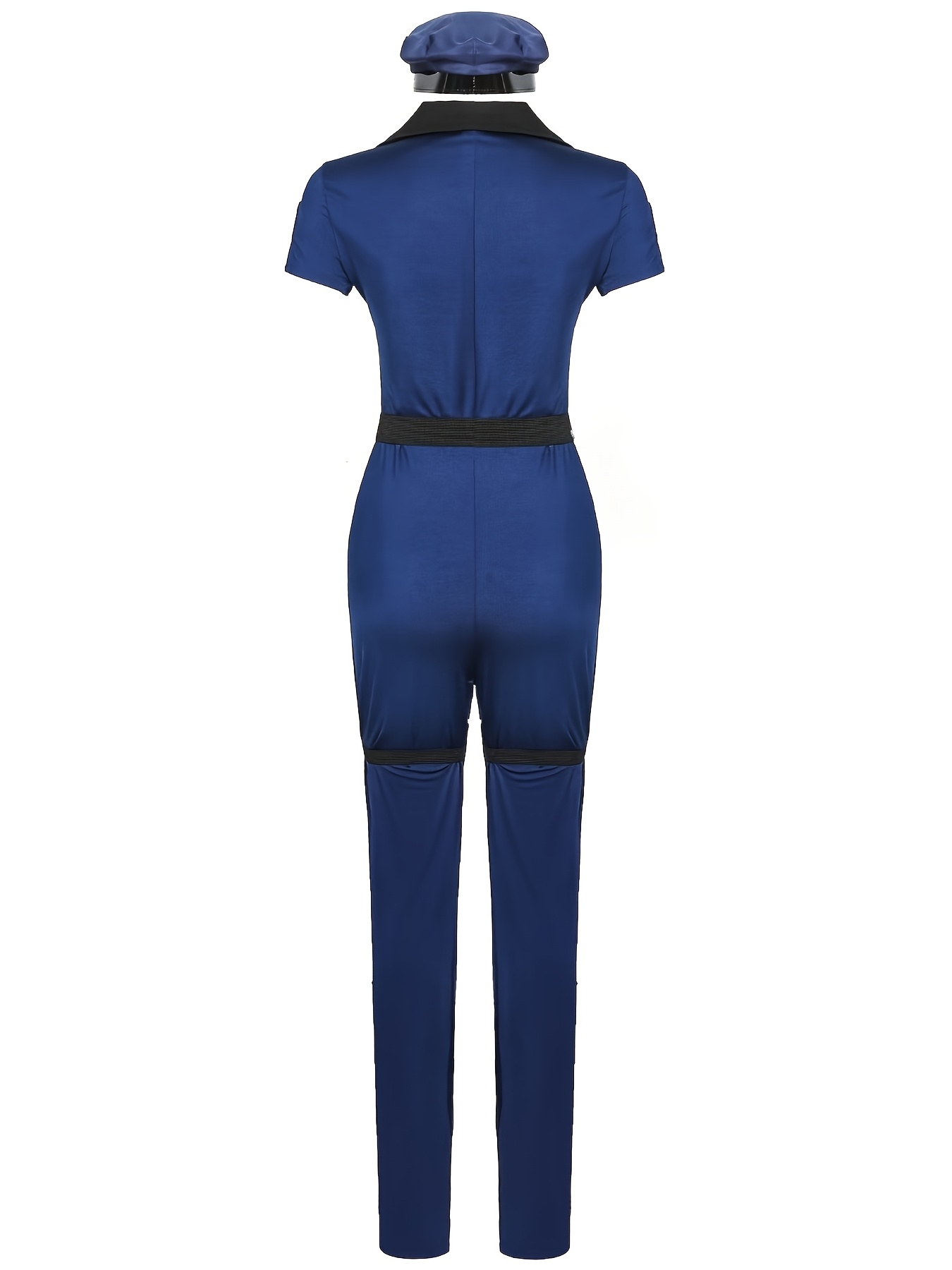 Halloween Cosplay Costume, Zipper Jumpsuit, Carnival Party Game Outfit - Image 6