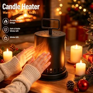 This Uniquely Designed Wrought Iron Candle Heater Is Made of High-Quality, Durable Materials And Features a Handle. It'S a Perfect Winter Hand Warmer for Home, Office, Study, Or Outdoor Use, And an Ideal Holiday Gift for Family And Friends!