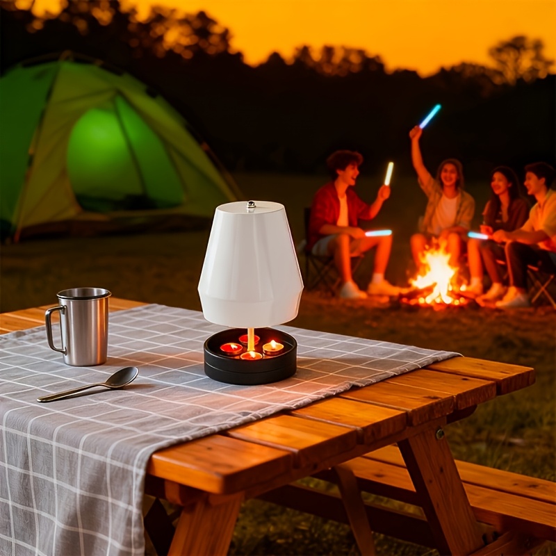 Multifunctional Portable Outdoor/Indoor Heater with Candle Holder and Hand Warmer Function - Durable Metal Construction, Suitable for Camping, Home, Patio, Emergency Use, Emergency Lighting, Compact and Lightweight Winter Heating Device - Image 5