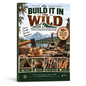 Outdoor Survival Tools Weapons Shelter Building Guide Survival Manual Zero-Base Beginner 45+ Practical Items Outdoor Book Pottery Clothing Making Self-Sufficiency Life Skills Family Essential Tool Book (Color Printing)