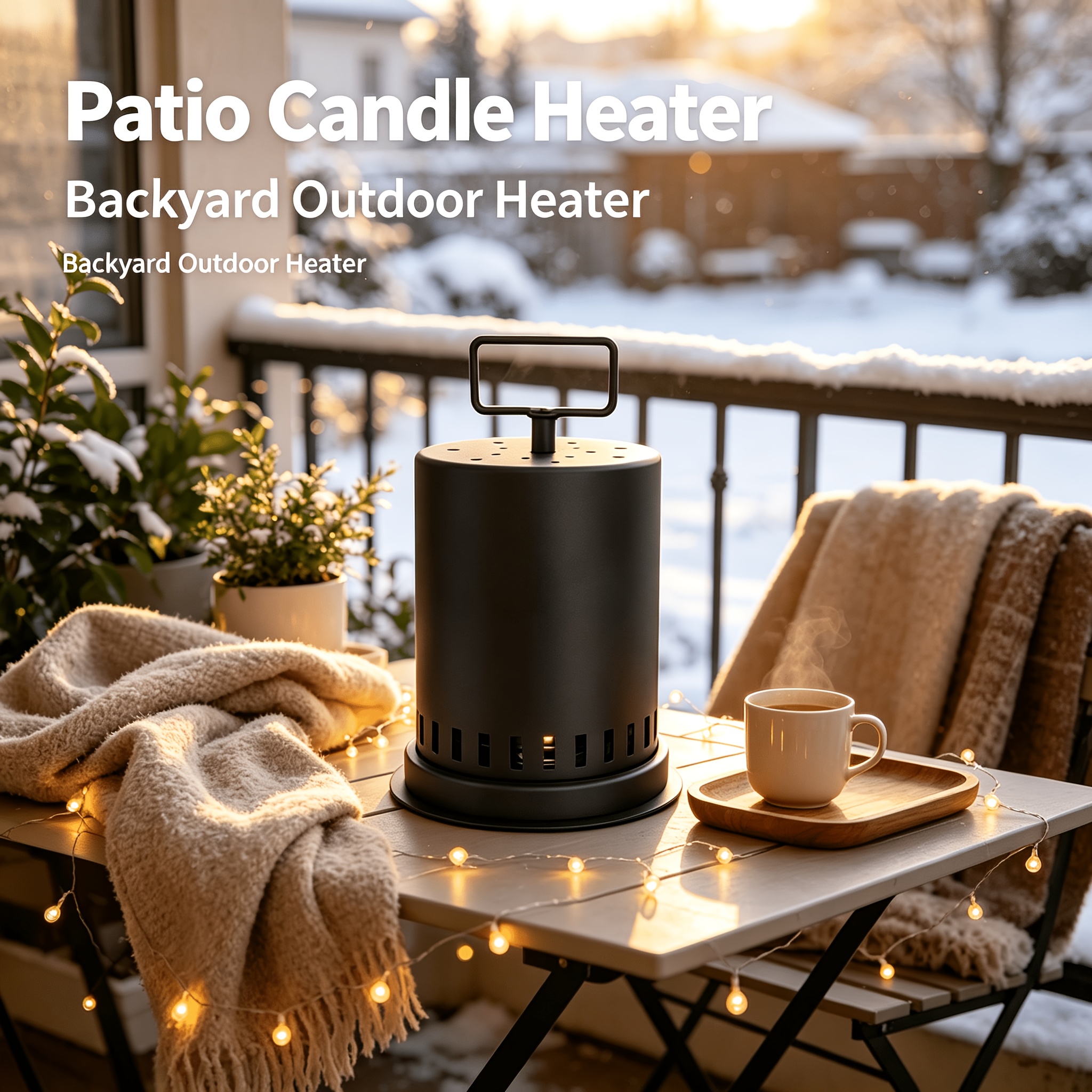 This Uniquely Designed Wrought Iron Candle Heater Is Made of High-Quality, Durable Materials And Features a Handle. It'S a Perfect Winter Hand Warmer for Home, Office, Study, Or Outdoor Use, And an Ideal Holiday Gift for Family And Friends!