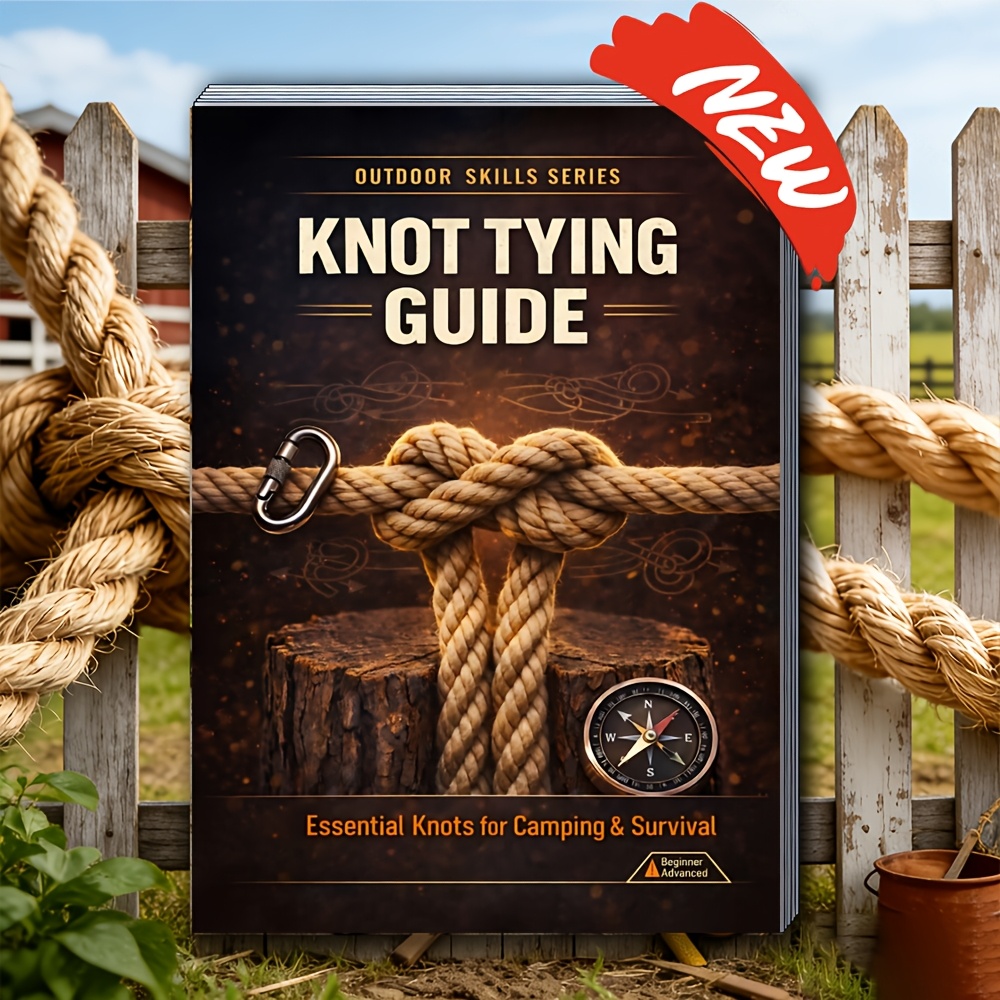Beginner-Friendly Knot Tying Learning Notebook: Suitable for Camping, Survival, And Everyday Use. an Outdoor Skills Manual for Office Workers And Outdoor Enthusiasts - Image 4