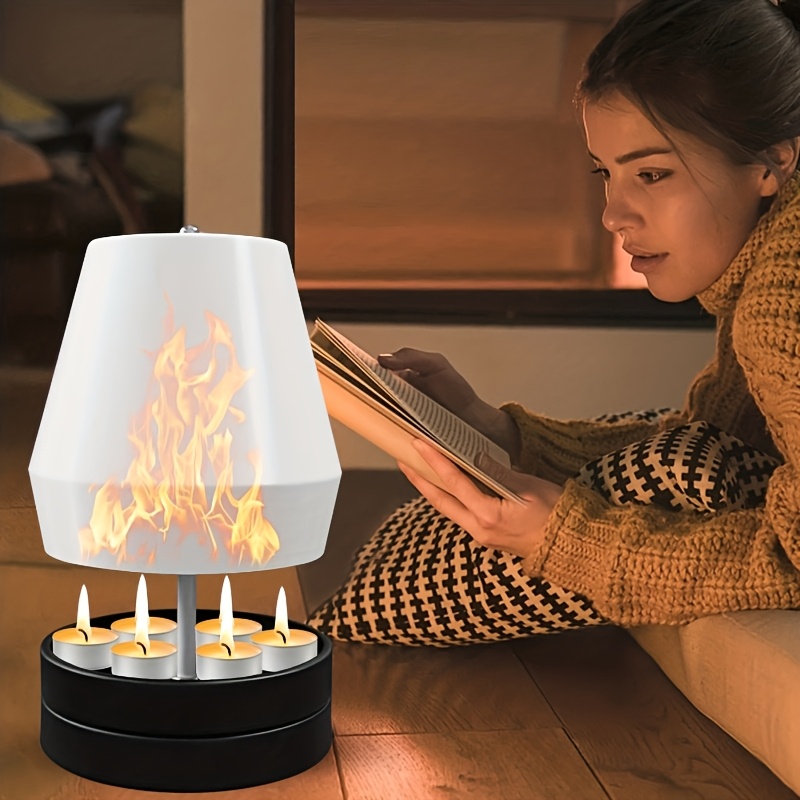 Multifunctional Portable Outdoor/Indoor Heater with Candle Holder and Hand Warmer Function - Durable Metal Construction, Suitable for Camping, Home, Patio, Emergency Use, Emergency Lighting, Compact and Lightweight Winter Heating Device - Image 2