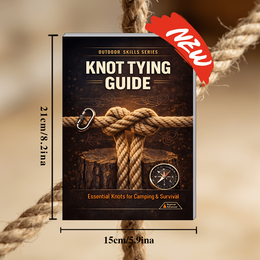 Beginner-Friendly Knot Tying Learning Notebook: Suitable for Camping, Survival, And Everyday Use. an Outdoor Skills Manual for Office Workers And Outdoor Enthusiasts - Image 5
