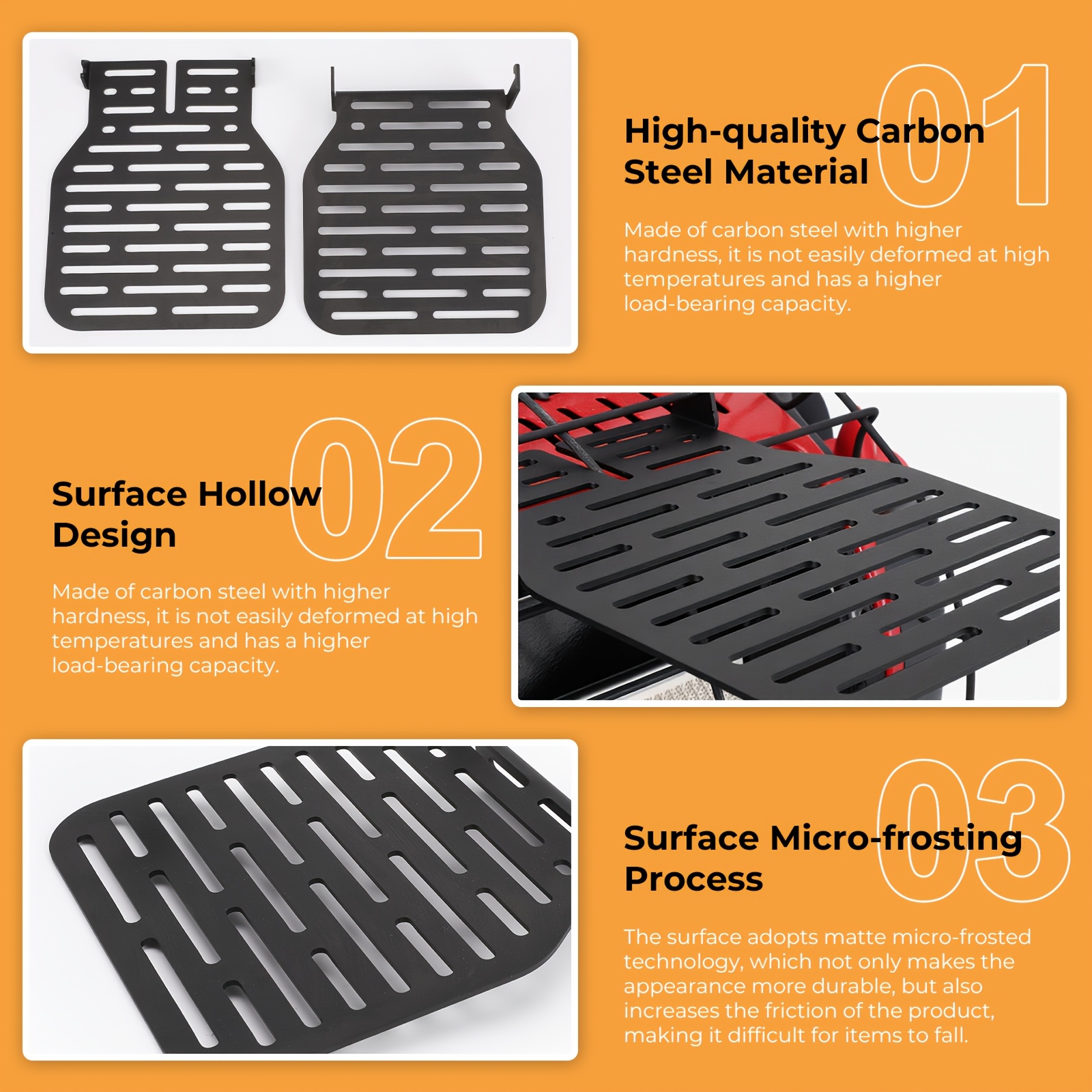 Universal Heater Bracket with Storage Bag - Multi-Purpose Holder for Wood Stove Fans & Heating Equipment, Outdoor Support for Camping/Patio/Garage Use, Durable Heating Accessories - Image 6