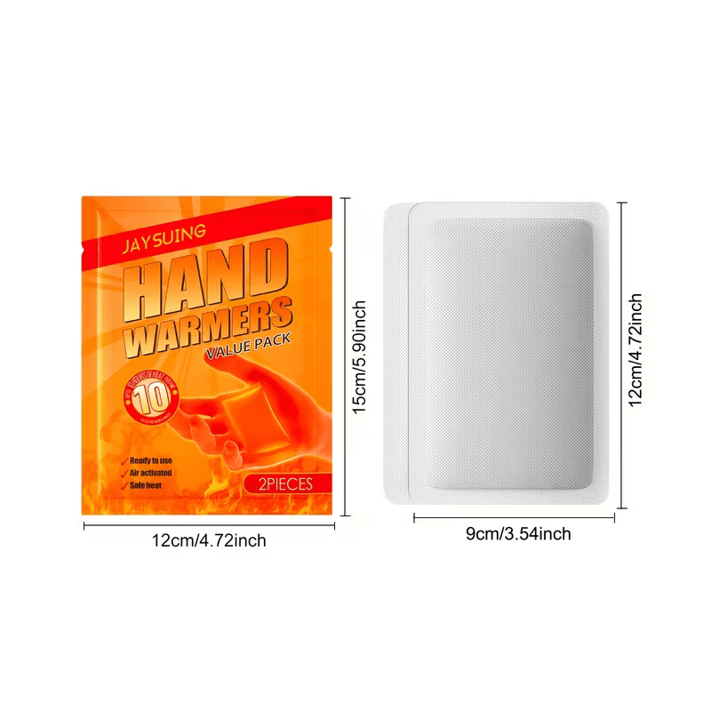30-Pack Hand Warmers - One-Time Use Body/Abdomen Warmers Providing Long-Lasting Warmth Throughout Winter. Portable Adhesive Heating Packs for Immediate Warmth. Suitable for Office, Outdoor, Skiing, Travel Use, And Easy to Carry - Image 5